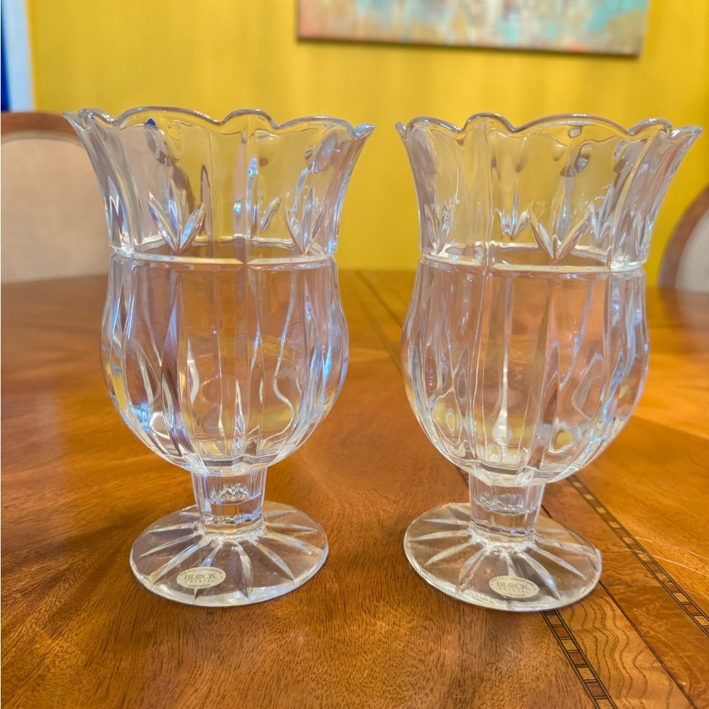 Elegant Clear Glass Vases